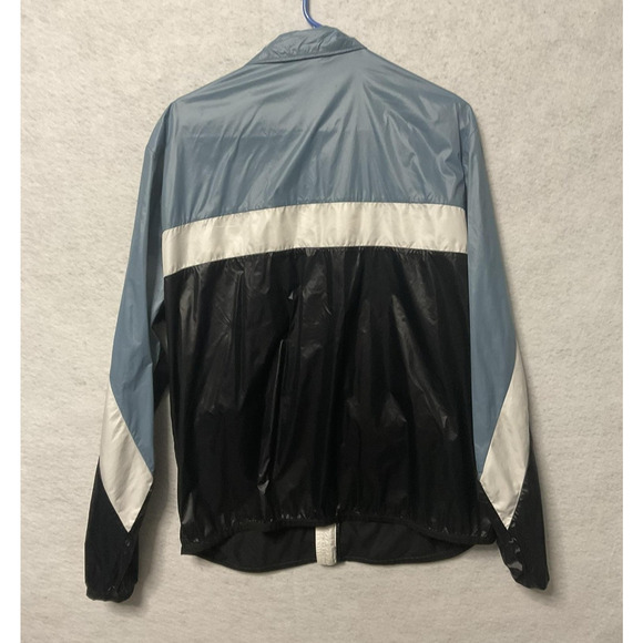 All In Motion Jacket Mens XL Blue Black White Windbreaker Full Zip Colorblock - Picture 6 of 6
